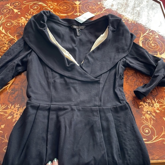 BCBG Max AZRIA portrait collar ponte dress sz6 NWT - Picture 4 of 8